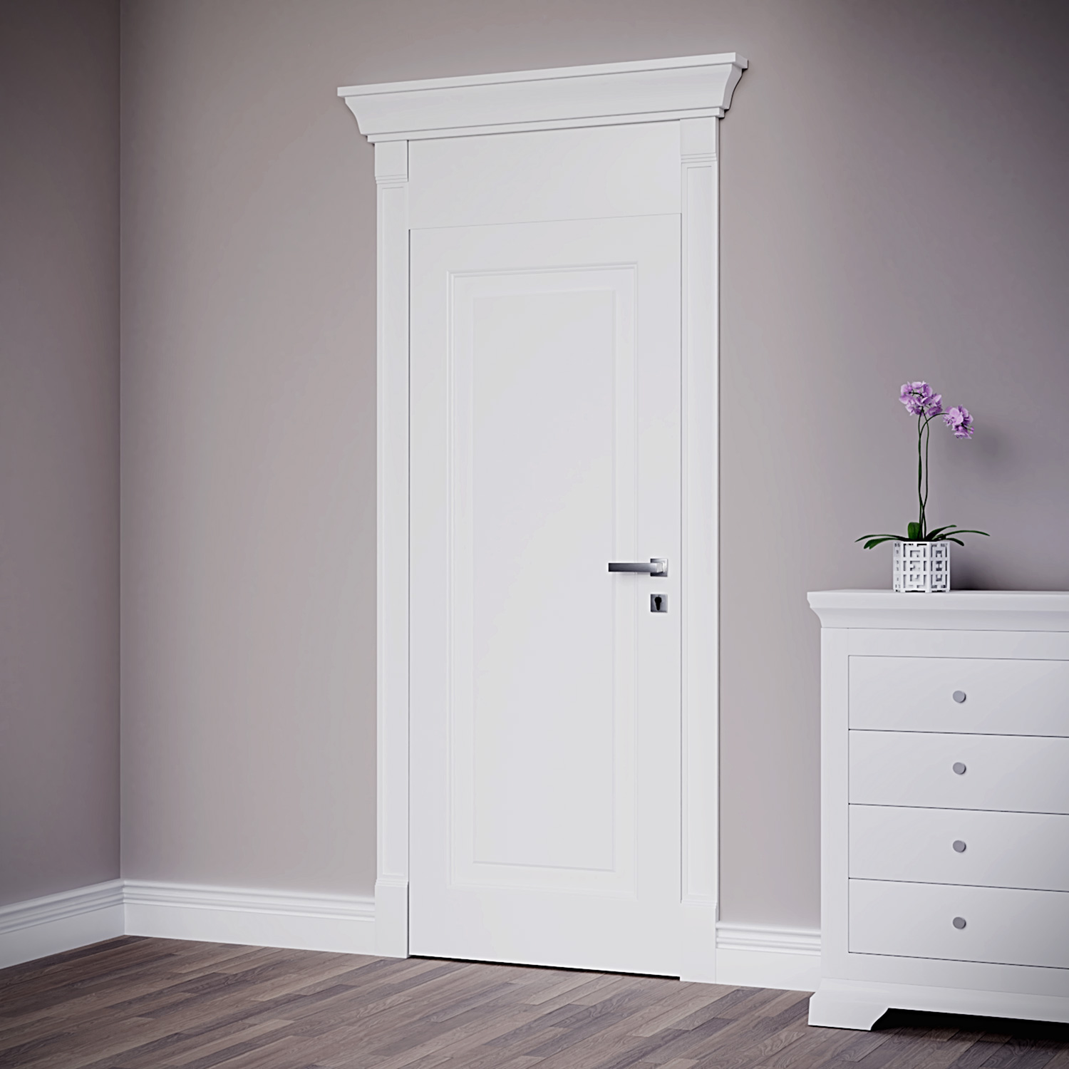 W zabudowie: Drzwi wewnętrzne Wiechetek Model DW-16